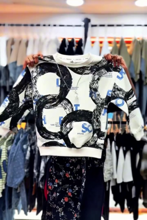 Printed Hooded Sweatshirt