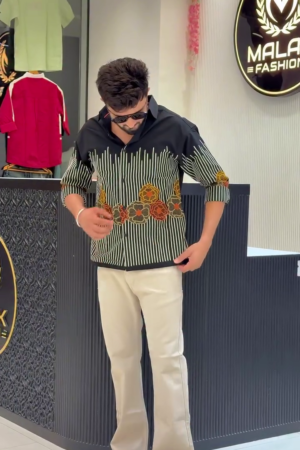 Men Premium Printed Casual Shirt