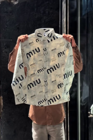 Men Oversized Fit Oxford Shirt