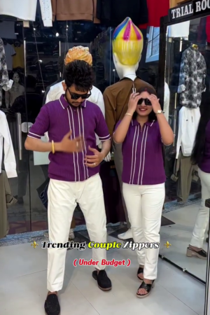 Women Purple Slim Fit Striped Pure Cotton Formal Shirt