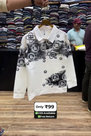 Men Slim Fit Floral Printed Casual Shirt