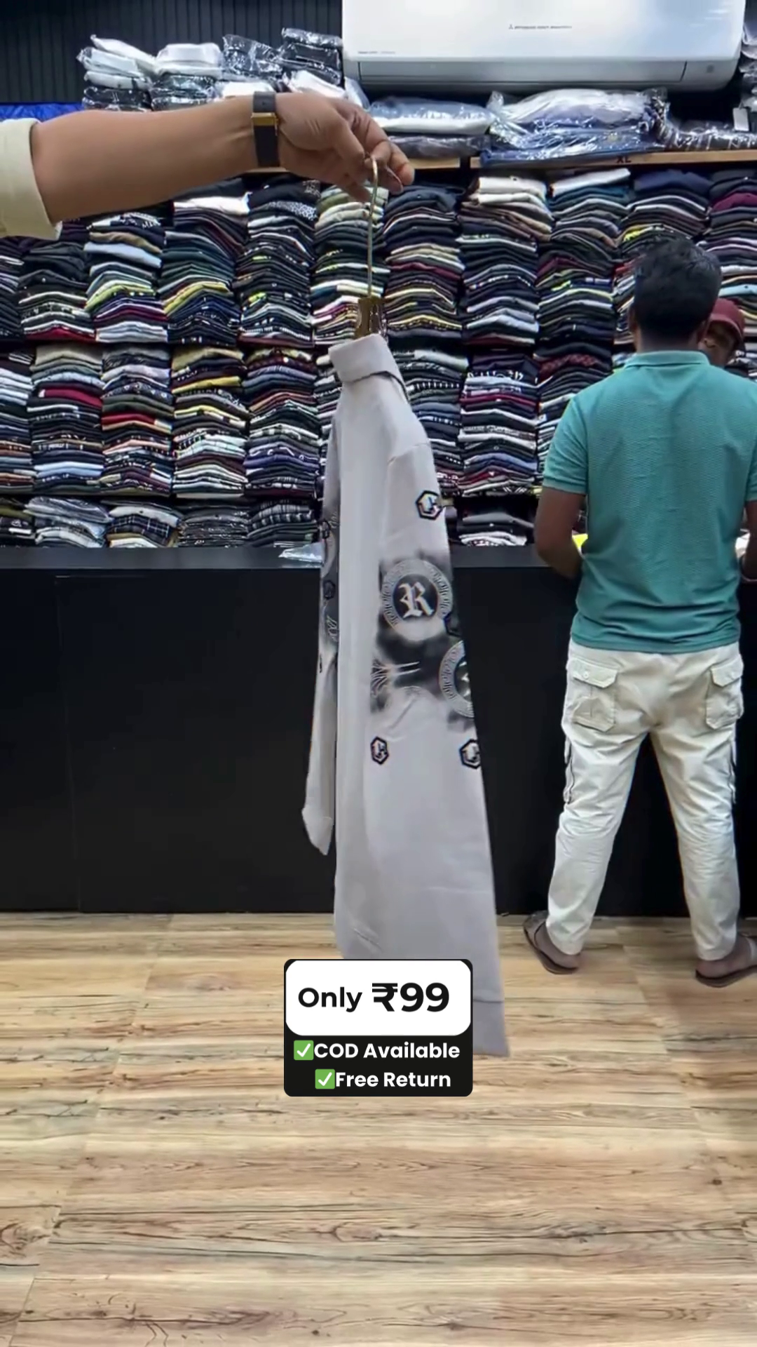 Men Slim Fit Floral Printed Casual Shirt - Image 6