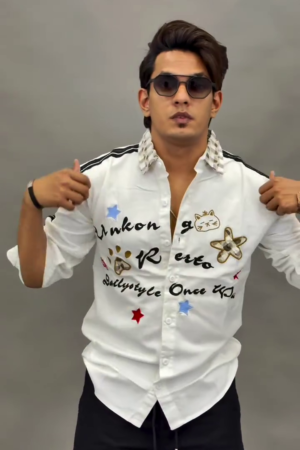 Men Classic Printed Casual Shirt