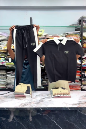 Polo Collar Pure Cotton Slim Fit T-shirt